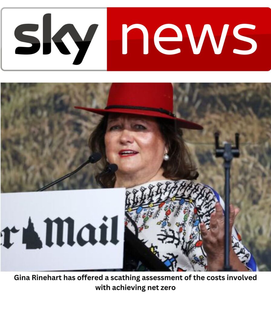 'This Is A Very Big Issue': Mining Magnate Gina Rinehart Takes Aim At ...